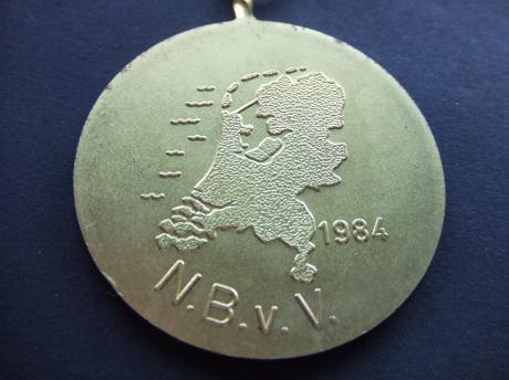 NBvV (Nederlandse Bond van Vogelliefhebbers ) 1984 ( landkaart van Nederland) (2)